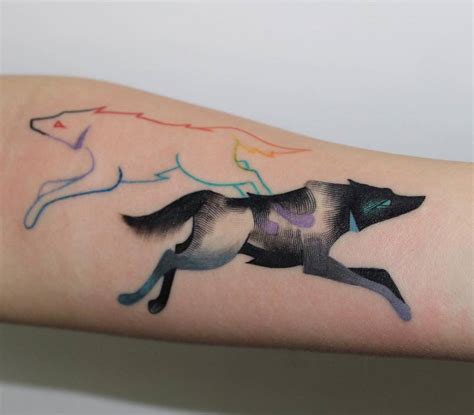 Wolves Tattoo By Ann Li