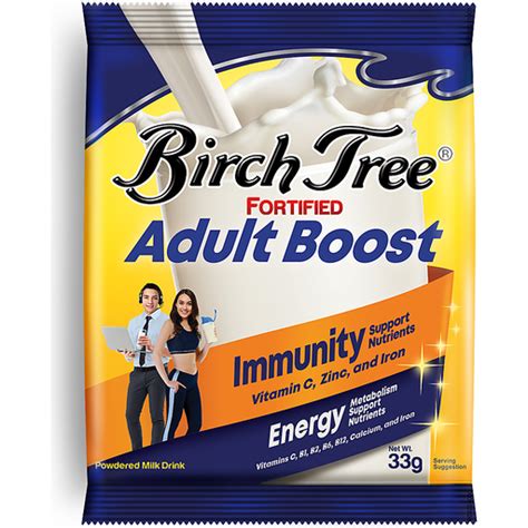Birch Tree Milk Fortified Adult Boost 33g Powdered Milk Walter Mart