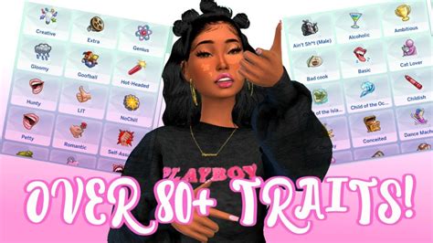 Mega Cc Traits Haul Over 80 Traits The Sims 4 Youtube