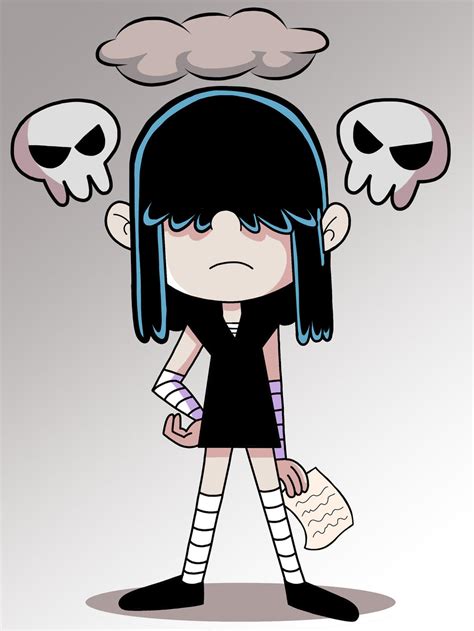Lucy Loud The Girl In Black By Alexander Lr On Deviantart