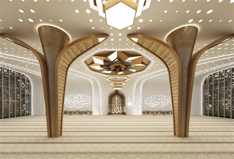 Mosque Interior Ksa Behance