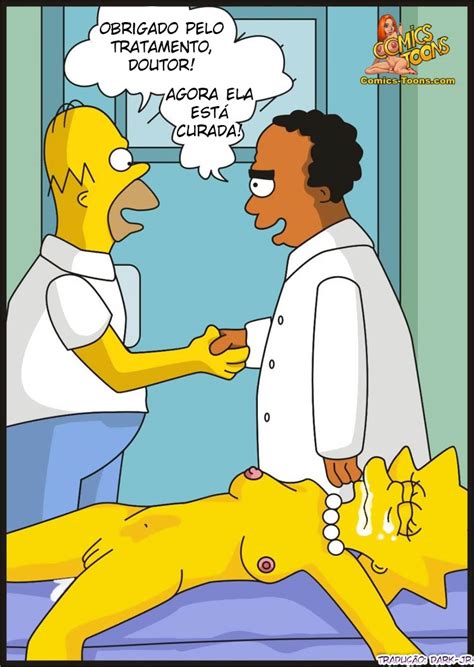 Comics Toons Visiting Doctor The Simpsons Portugues