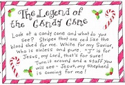 Printable The Legend Of The Candy Cane Pdf
