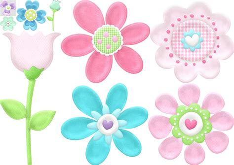 Flowers Of The Easter Cuties Clip Art Oh My Fiesta In English