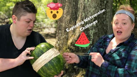 Exploding Watermelon Challenge Hilarious Lesbian Lgbt Youtube