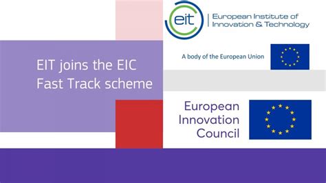 European Institute Of Innovation And Technology Eit Joins The