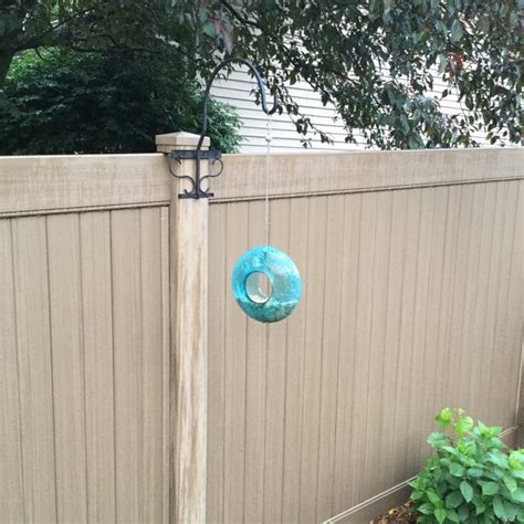 …i hung this on my fence which i saw in a lot of the pictures and it hung great. From HomeandYardTreasures on Etsy: Home and Yard Treasures ...