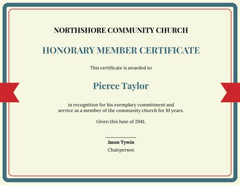 14 Free Honorary Certificate Templates Customize And Download