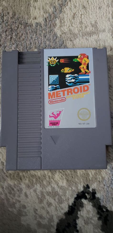 Metroid Nes Game On Mercari Metroid Nes Metroid Nes Cartridge