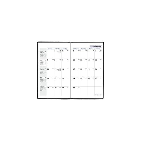 At A Glance Dayminder Monthly Pocket Planner 2018 December 2017