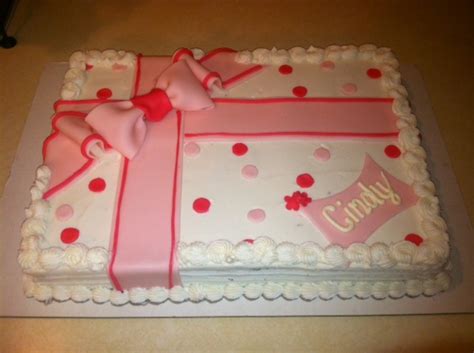 5% coupon applied at checkout save 5% with coupon. Present Birthday Sheet Cake - CakeCentral.com