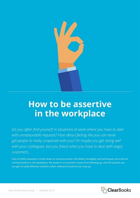 How To Be Assertive In The Workplace