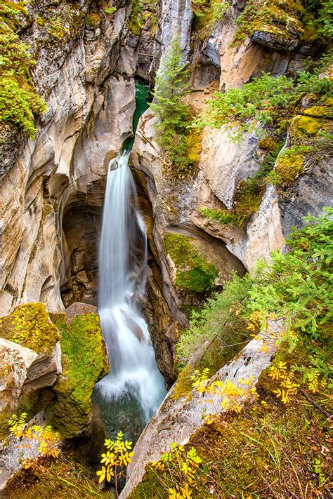 Maligne Canyon In Jasper National Park Canada Photograph By Purvesh