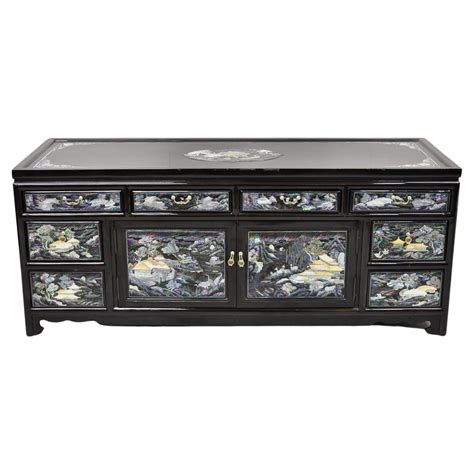 A Korean Mother Of Pearl And Tortoiseshell Inlaid Lacquer Chest At 1stdibs