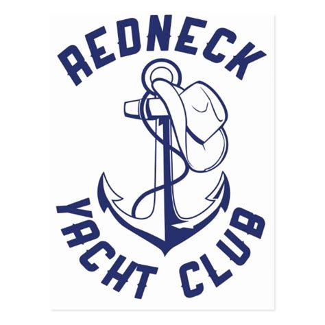 Redneck Yacht Club Postcard