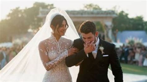 Priyanka Chopra Nick Jonas Wedding Photos Of Dress Insane Veil