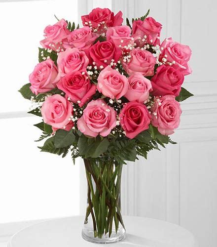 Pink Rose Bouquet 12 18 Or 24 Modern Funeral Flowers