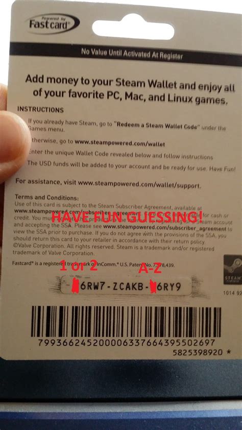 Steam gift cards work just like a gift certificate, while steam wallet codes work just like a game activation code both of which can be redeemed on steam for the purchase of games, software, wallet credit, and any other item people also bought. The Great PCMasterRace Giveaway HAS BEGUN! $1300+ In Steam ...