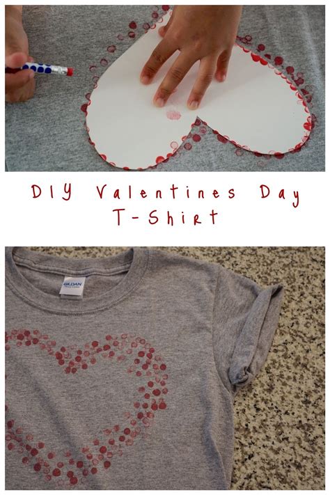 Valentines Day Diy T Shirt Thirty Minus One Diy Valentines