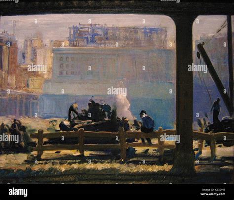 George Bellows Blue Morning Stock Photo Alamy