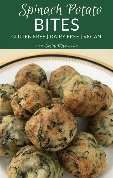 Paleo, gluten free, dairy free, and delicious. Gluten Free & Dairy Free Spinach Potato Bites | Recipe ...