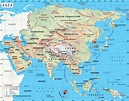 Map Of Asia With Country Names - Washington Map State