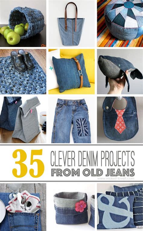35 Creative Diy Craft Ideas For What To Do With Old Jeans Denim