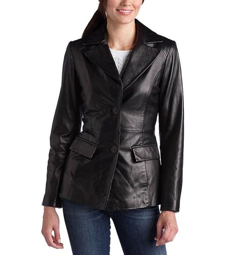 women two button leather blazer casual leather jacket lambskin leather jacket leather blazer