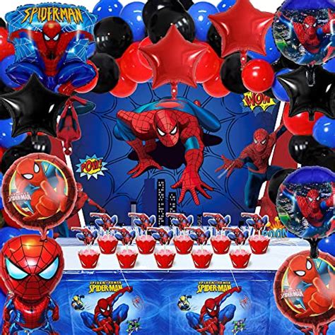 Spiderman Party Balloon Garland Arch Kitspiderman Birthday Party