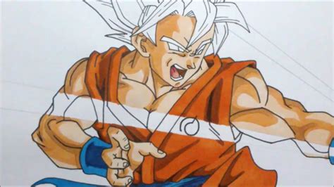 Dibujando A Goku Super Saiyan Blue How To Draw Goku Super Saiyan Blue