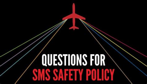 20 Questions For Your Safety Policy In Aviation Sms With Free Resources