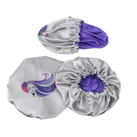 Adjustable Kids Silk Bonnet With Custom Logo Double Layer Satin Bonnets