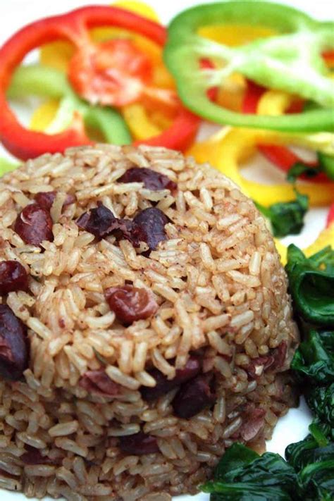 Jamaican Rice And Peas Rich Herby Flavourful Vegan And Vegetarian Jamaican Recipes