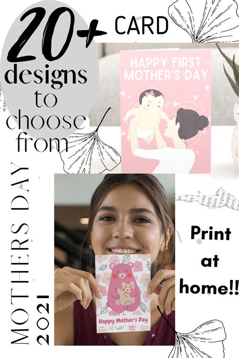 Printable Mothers Day Card Templates From Daughter Mothers Day Card