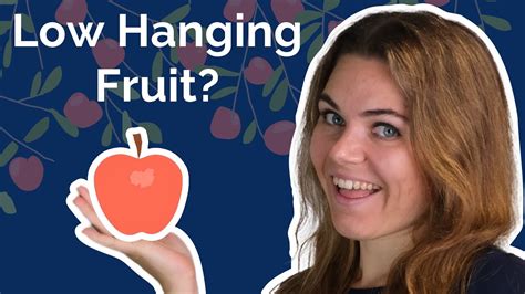 Was Ist Eine Low Hanging Fruit Produktentwicklung Ux Design Youtube
