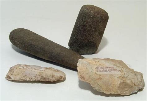 Sold Price A Nice Group Of 4 Paleo Indian Stone Tools November 4