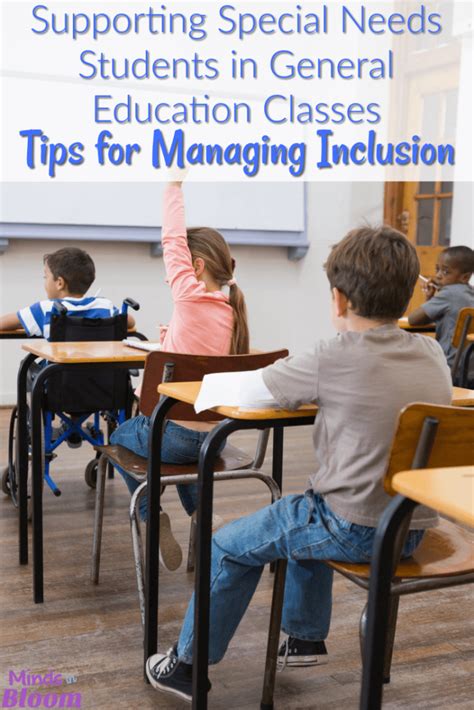 Supporting Special Needs Students In General Education Classes Tips