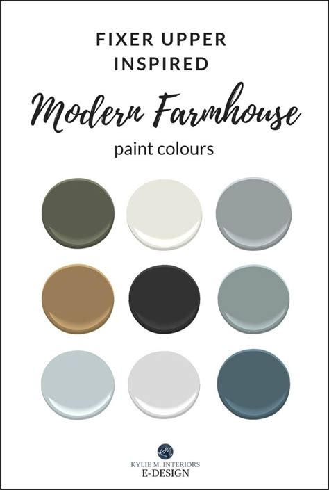 The Best Modern Farmhouse Paint Colours Benjamin Moore Farmhouse Paint Colors Interior Farm