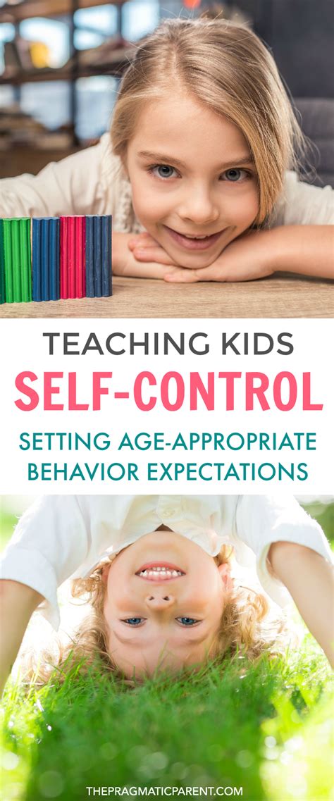 Teaching Kids Self Control Setting Appropriate Expectations Artofit