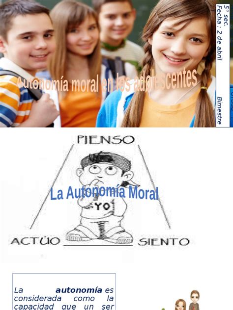 Autonomía Moral 5° Dpcc Pdf Moralidad Ciencia Cognitiva