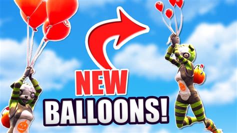 New Fortnite Balloons Gameplay Spooky Team Leader Skin Fortnite