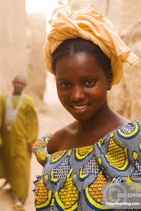 Portrait Of A Fulani Woman Stock Photo