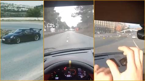 Idiot Nearly Crashes Tuned Porsche 911 Gt2 Rs While Drifting On Public