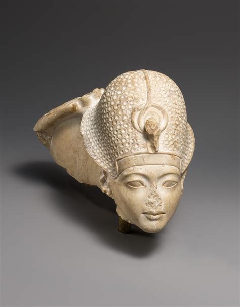 head of tutankhamun new kingdom amarna period the metropolitan museum of art