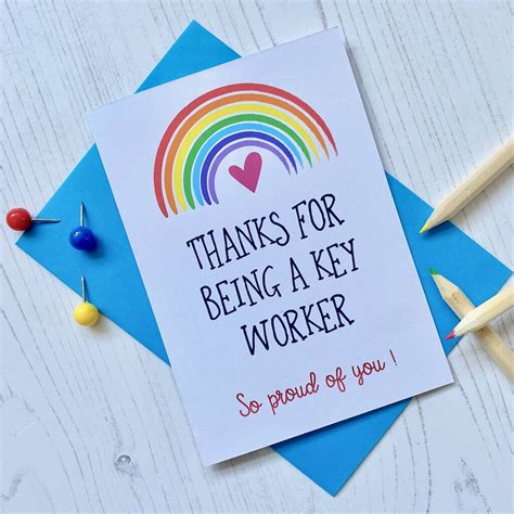Key Worker Thank You Card By Adam Regester Design