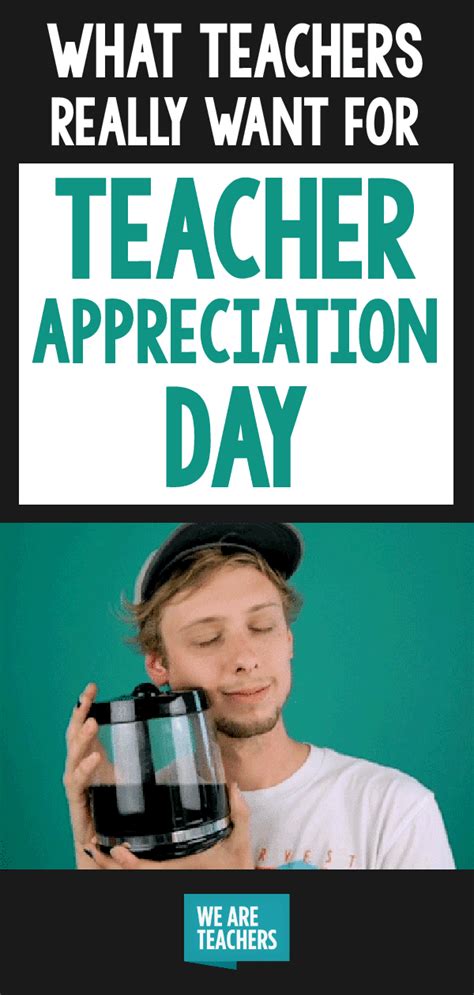 Terri for weighing in on all of your awesome suggestions. What Teachers Really Want for Teacher Appreciation Day