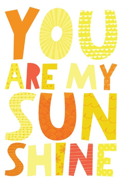 You Are My Sunshine Free Printable Art Print Free Printable Wall Art