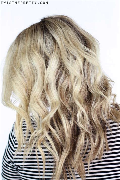 How To Soft Waves Using A Curling Wand Twist Me Pretty
