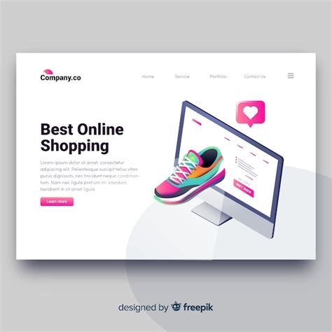 Página Web De Compras Online Vector Gratis