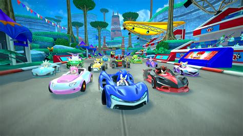 Speed across oval tracks, drag strips, twisting courses, and abandoned highways. Sonic Racing | SEGA
